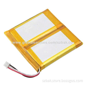 Li-polymer battery, 7.4V 2,700mAh, 8.5 x 80 x 74mm size for POS, phone machine